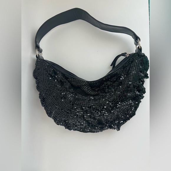 Bebe ruffled metal mesh mini bag - Picture 2 of 6